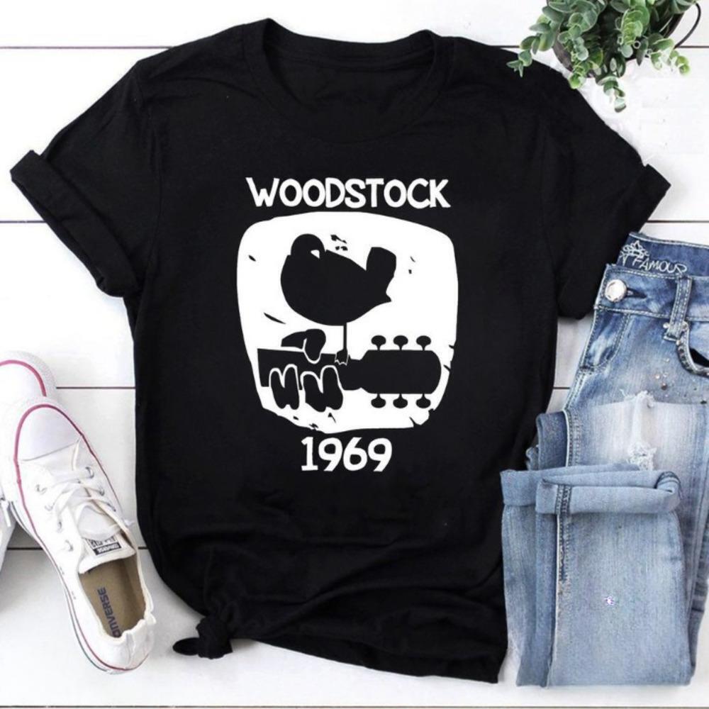 Woodstock 1969 Classic Music Festival Retro Graphic Unisex T-Shirt